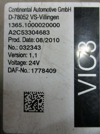 Блок электронный VIC 3  DAF ( ДАФ ) (1778409 Инв.№:17008771)-фото запчасти 2
